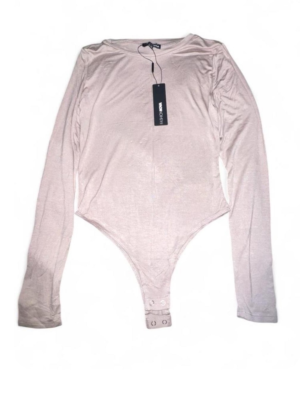 NWT Fashion Nova Cream Bodysuit